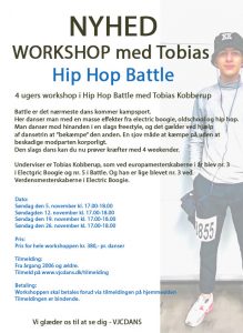 Workshop med Tobias | VJCDANS Hillerød, Din Danseskole i Nordsjælland