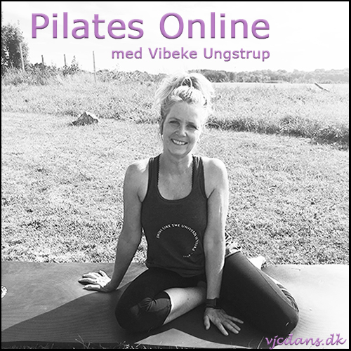Pilates Online, VJCDANS, Vibeke Ungstrup, Hillerød, Nordsjælland, Danmark