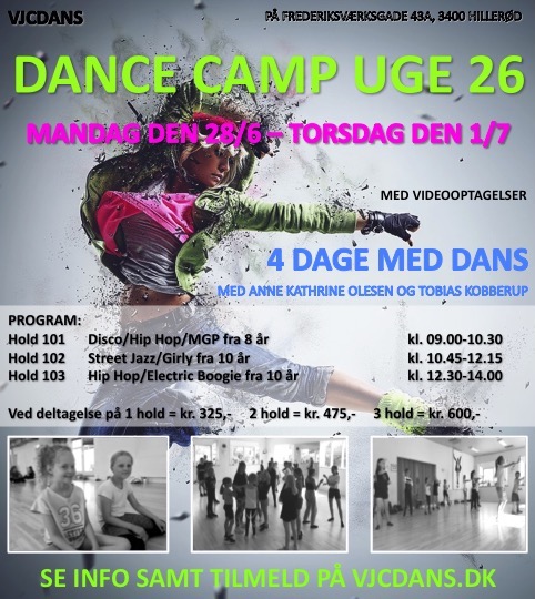 Dance Camp uge 26 - VJCDANS Hillerød
