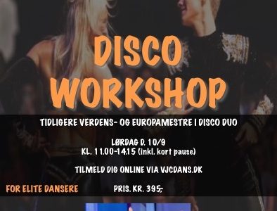 Disco Workshop - VJCDANS, Hillerød, Nordsjælland