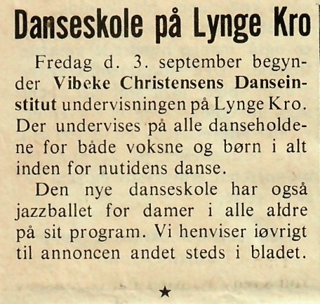 Vjcdans Historie - VJCDANS DIn Danseskole i Nordsjælland