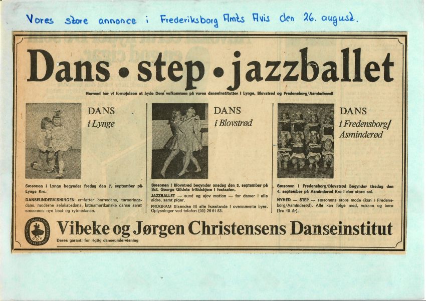 Udvidelse med ny danseskole - 3. sæson - VJCDANS, Hillerød, Nordsjælland